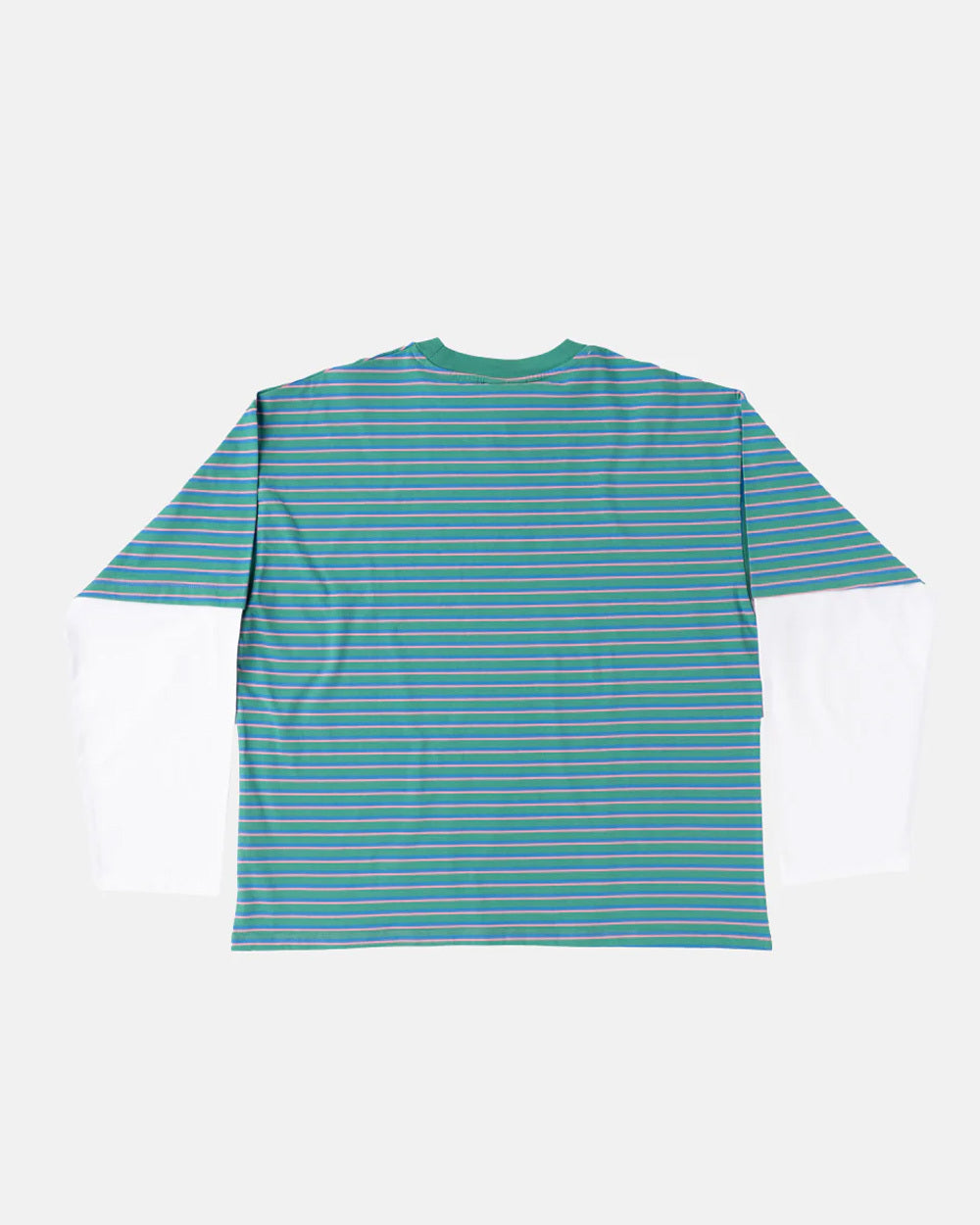 SHOW LONGSLEEVE TEE ASH GREEN/STRIPES