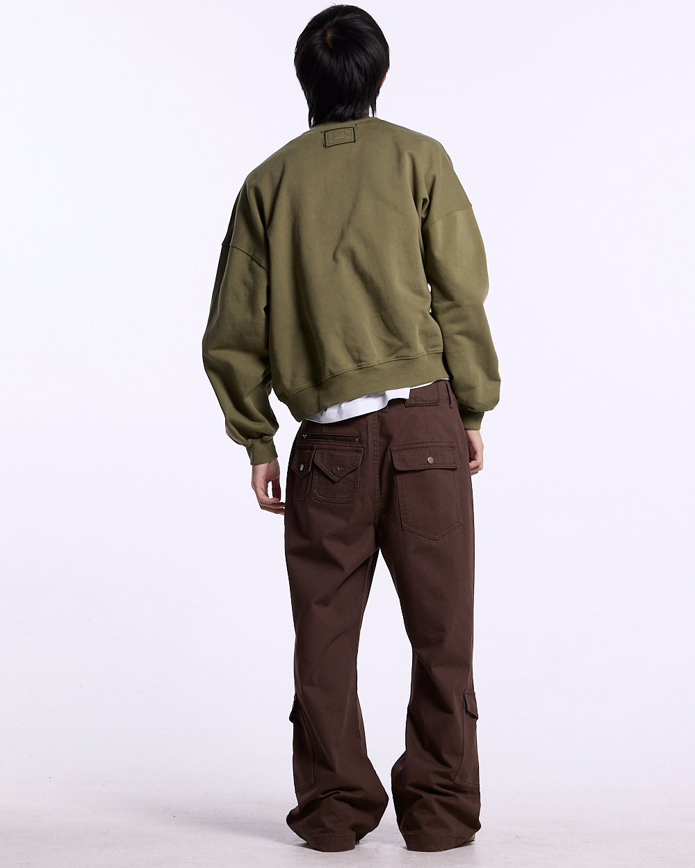 AUTHORITY CREWNECK MILITAR GREEN