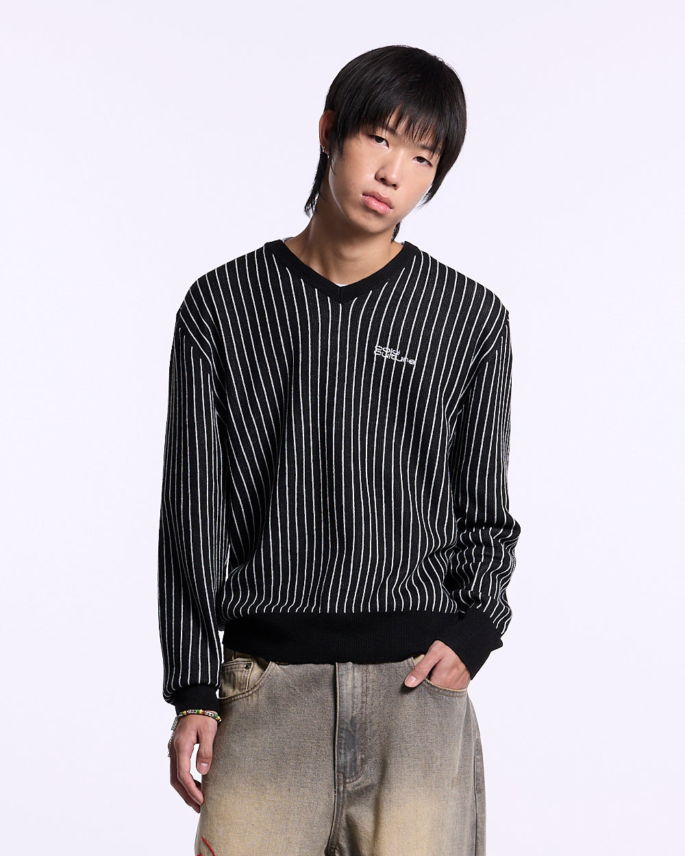 BELLOWS KNIT BLACK