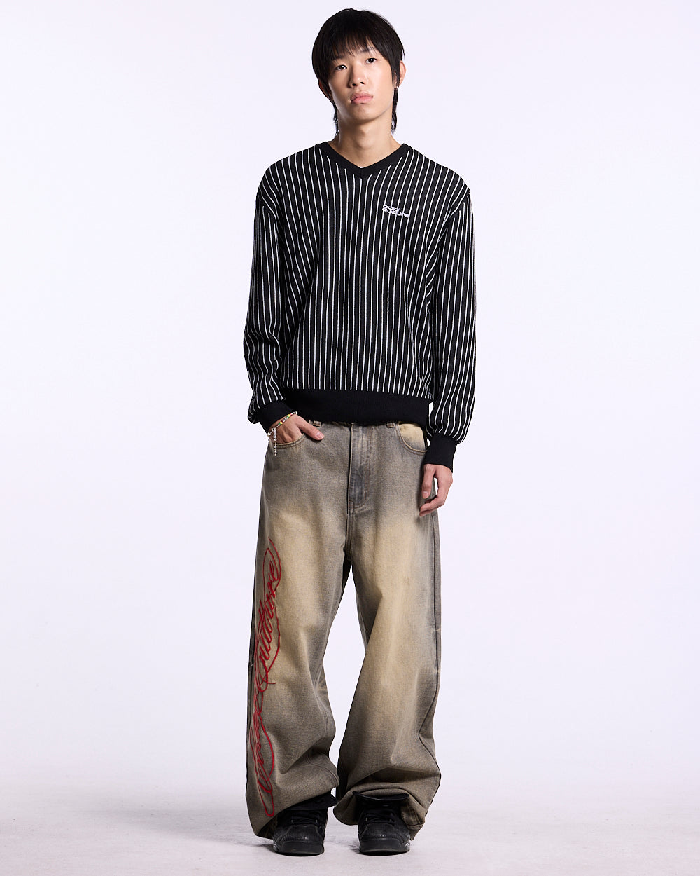 BELLOWS KNIT BLACK