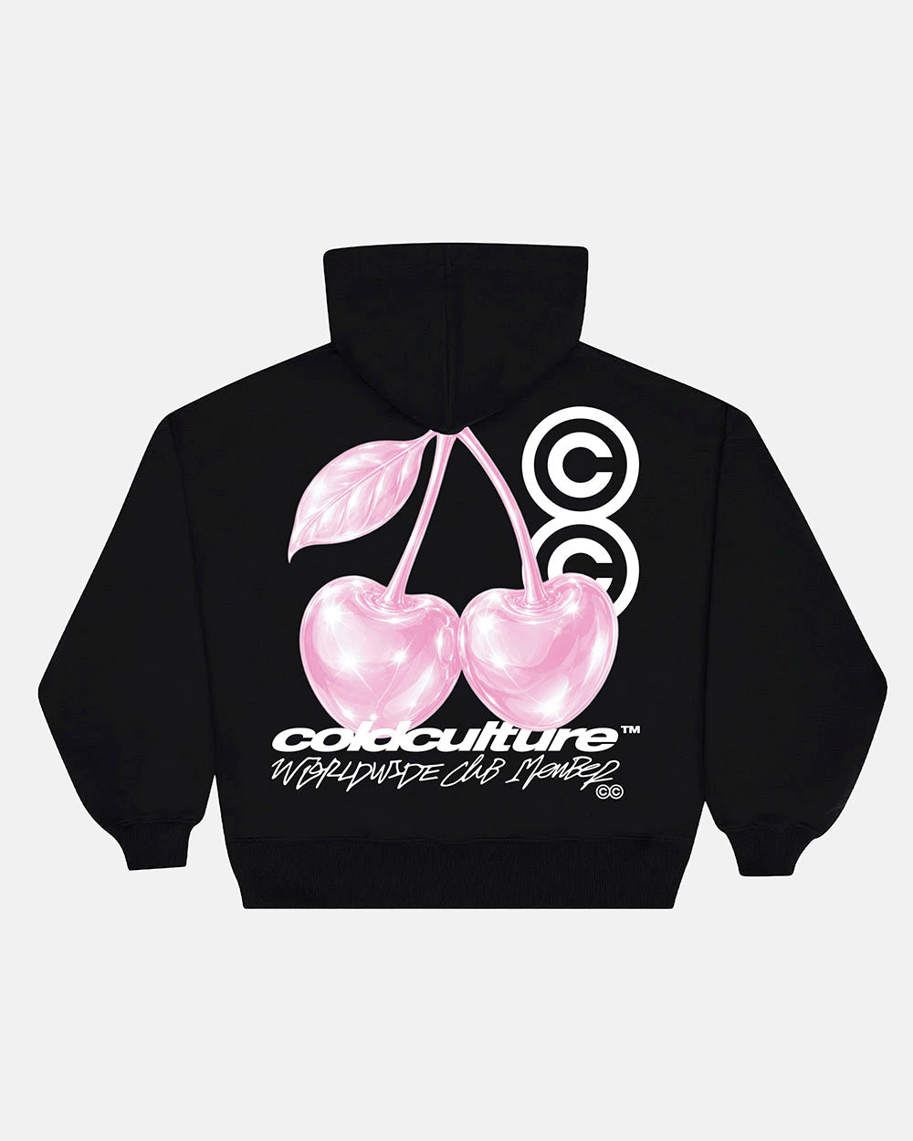 BERRY HOODIE BLACK
