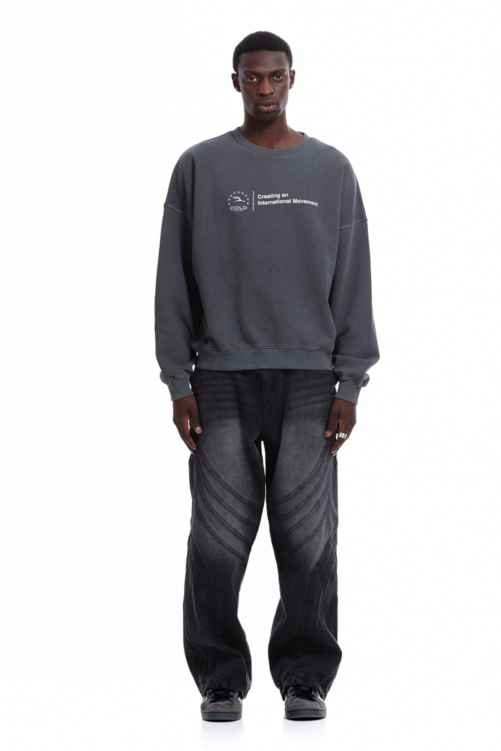 HEIGHTS CREWNECK HEAVY GRAY