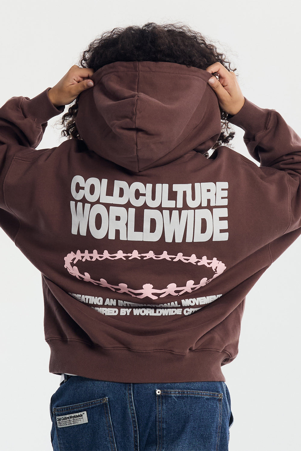 CIRCULAR DANCE HOODIE WENGE