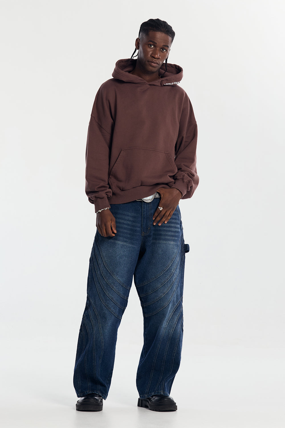 CIRCULAR DANCE HOODIE WENGE