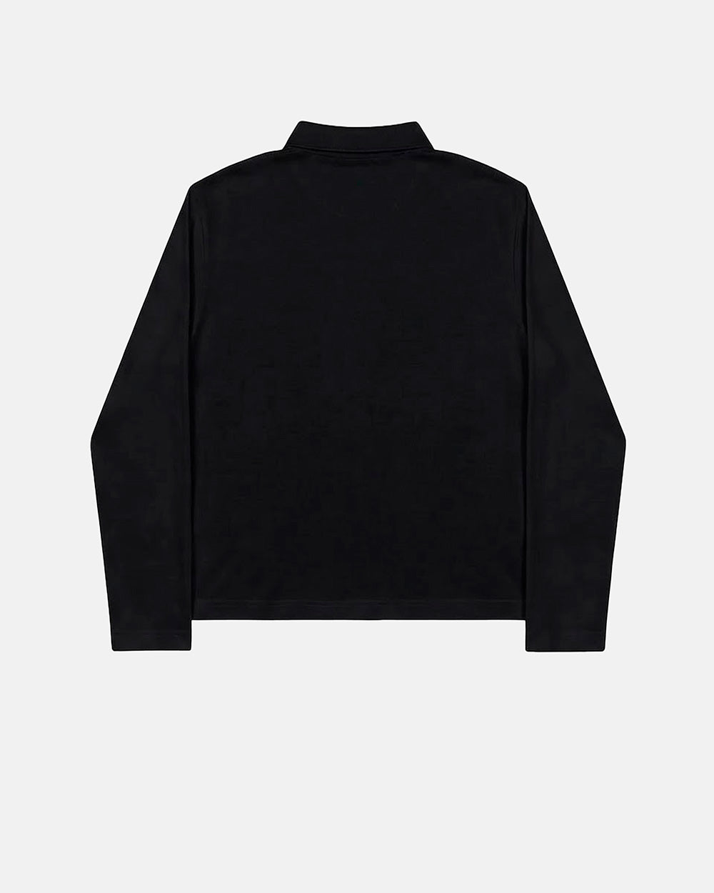 CLUB LONGSLEEVE POLO BLACK - Cold Culture #packshot