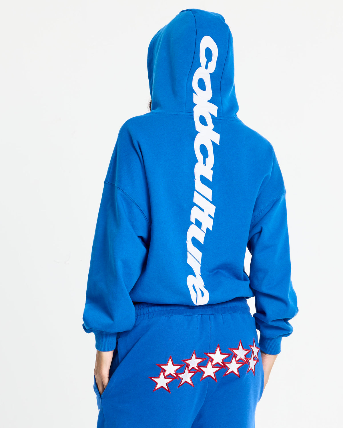 VERTICAL HOODIE BLUE - Cold Culture