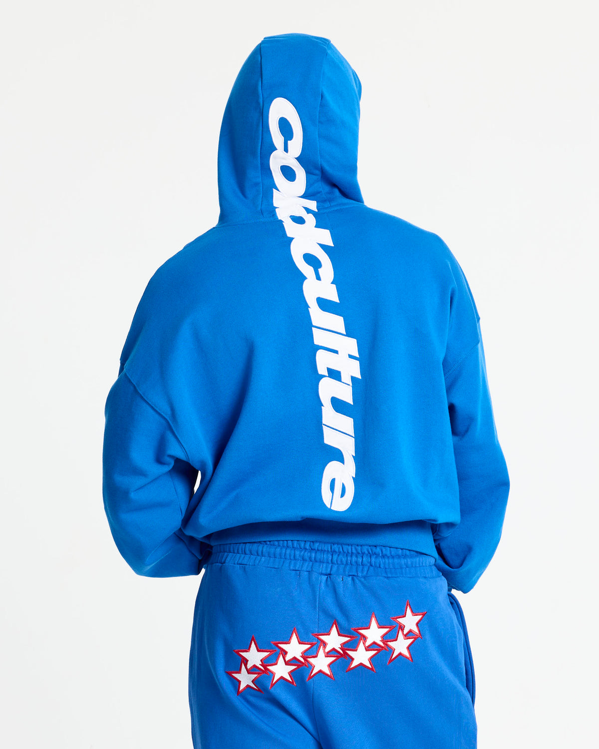 VERTICAL HOODIE BLUE - Cold Culture