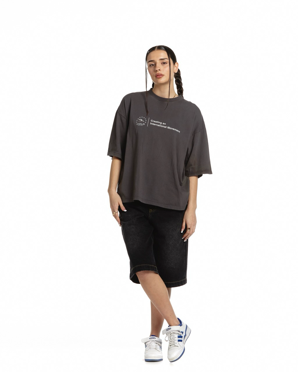 HEIGHTS TEE HEAVY GRAY