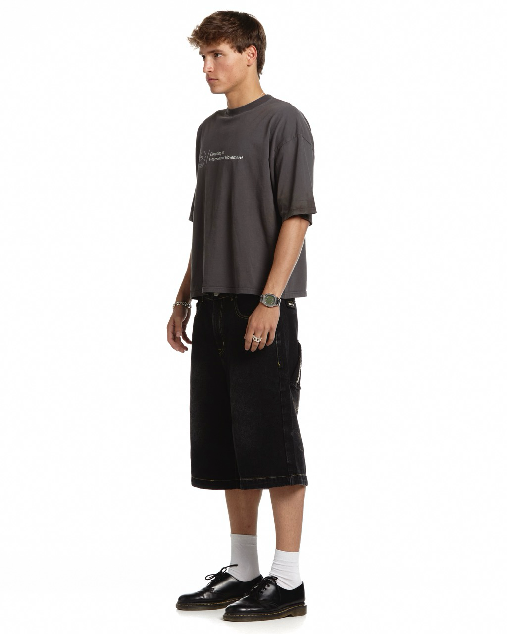 HEIGHTS TEE HEAVY GRAY