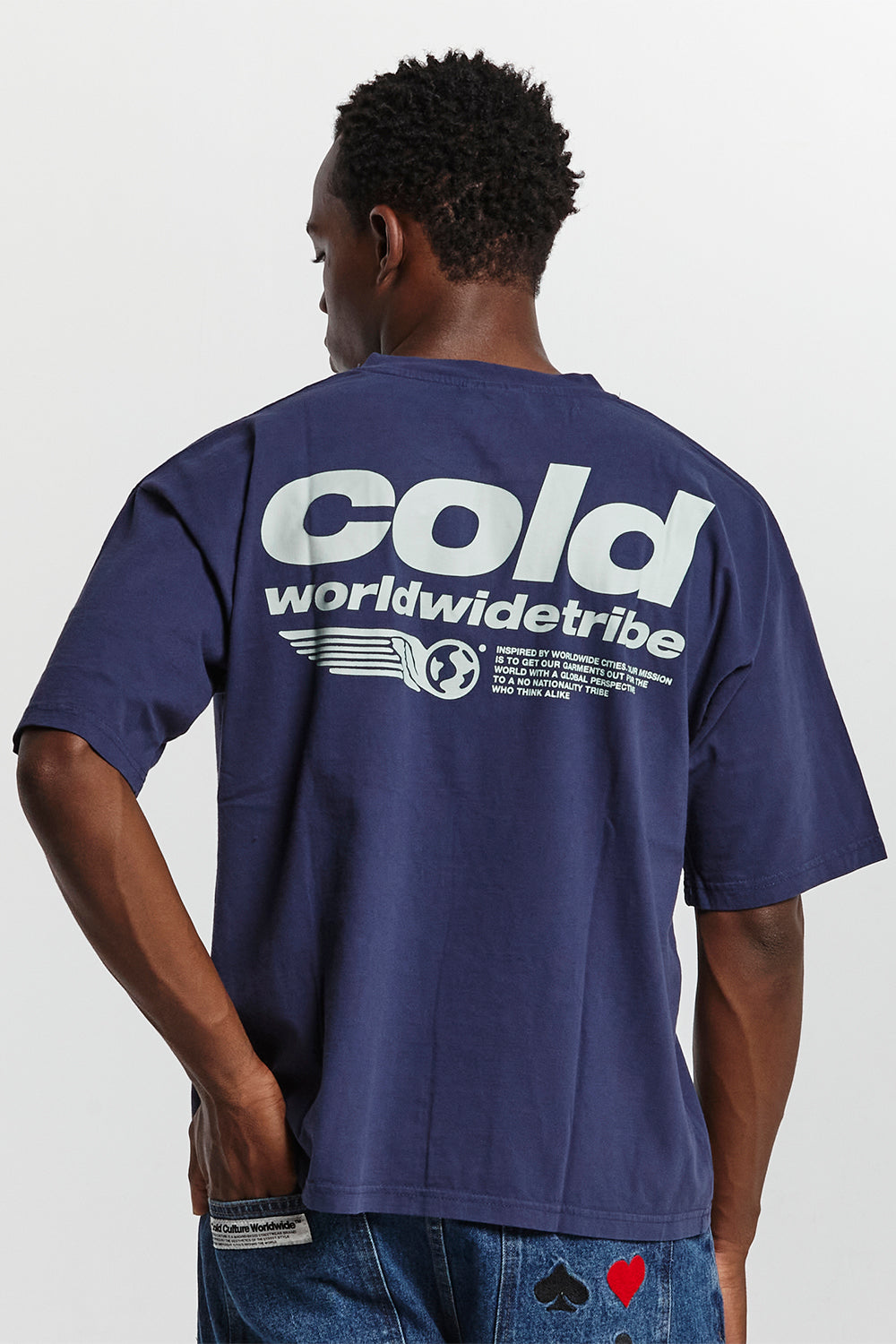 TRIBE TEE COBALT BLUE