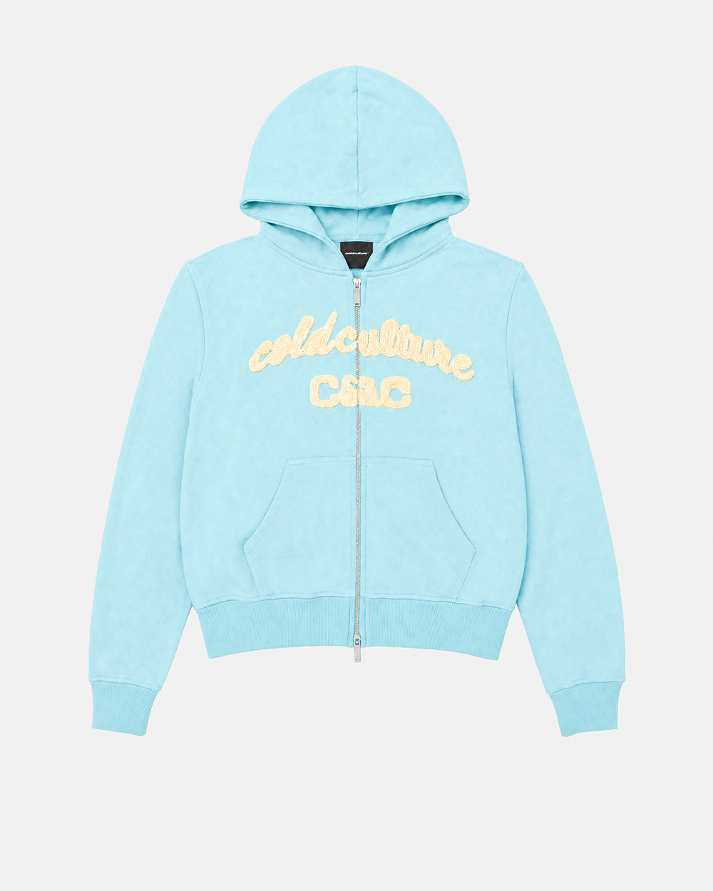 COLLEGE 55 ZIP HOODIE BLUE