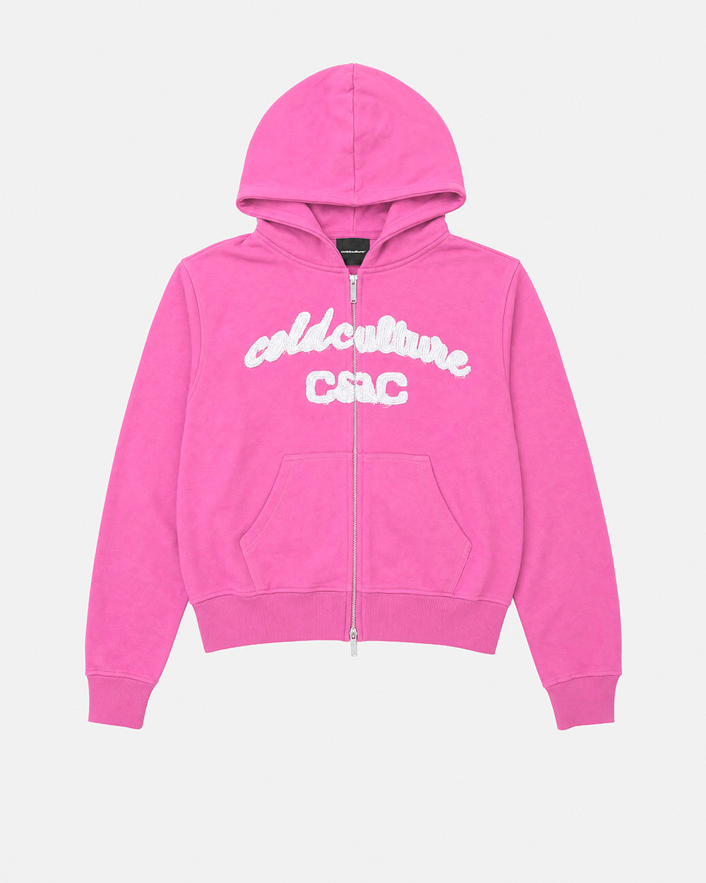COLLEGE 55 ZIP HOODIE PINK