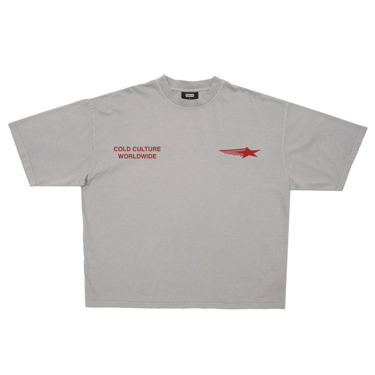 COMMUNITY TEE WASHED GRAY
