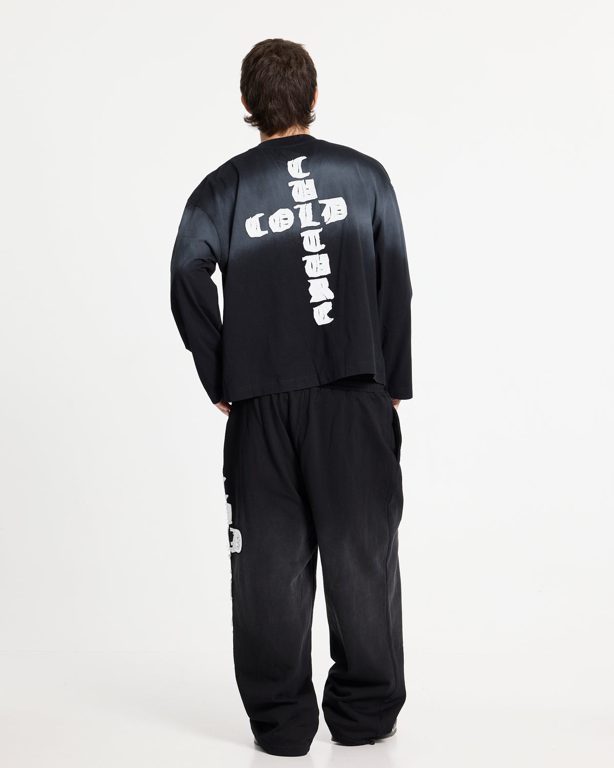 CROSSED LONGSLEEVE BLACK - Cold Culture #man