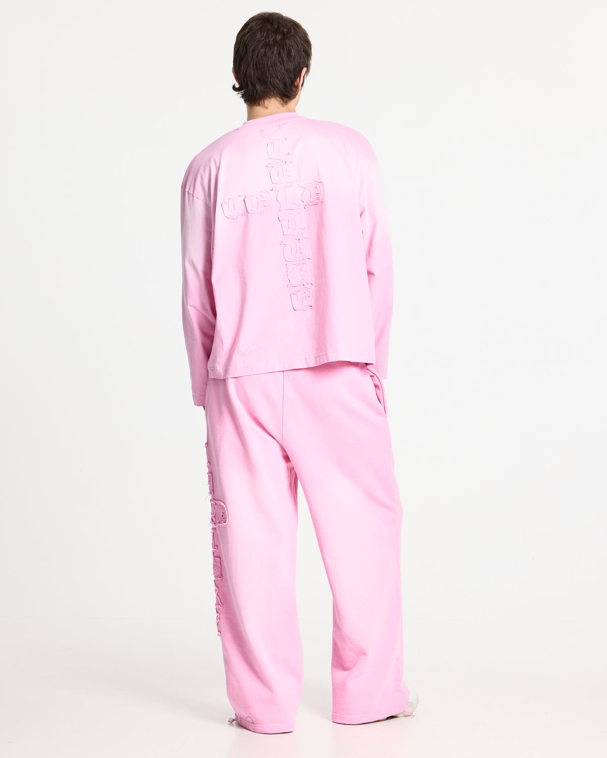 CROSSED LONGSLEEVE PINK - Cold Culture #man