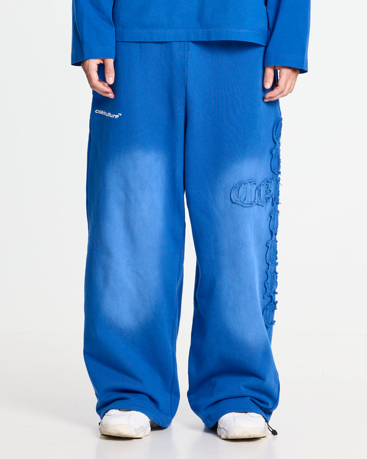 CROSSED SWEATPANTS BLUE