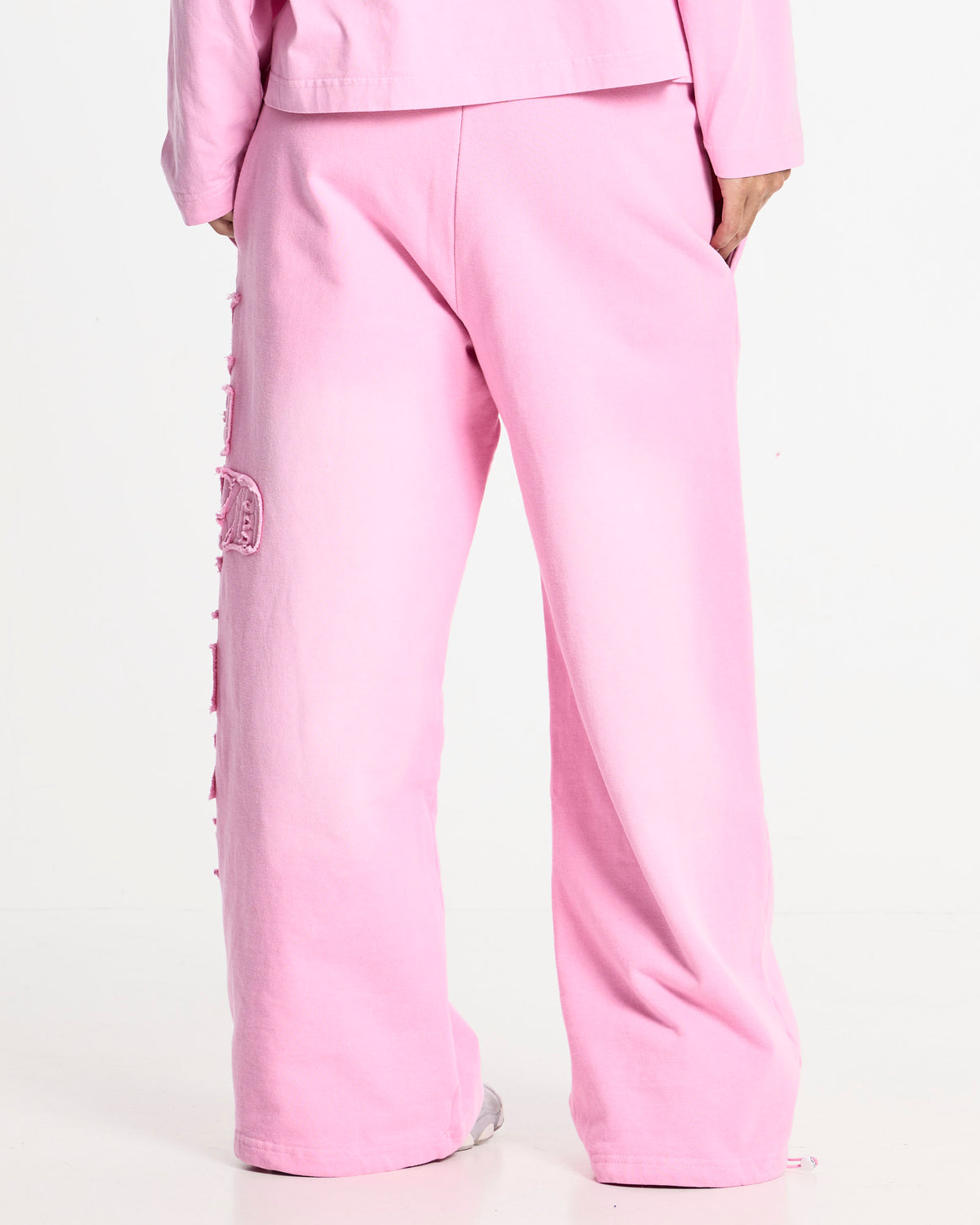 CROSSED SWEATPANTS PINK