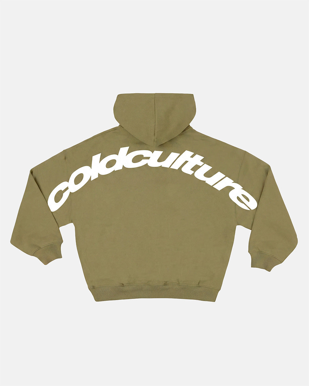CURVED HOODIE MILITAR GREEN
