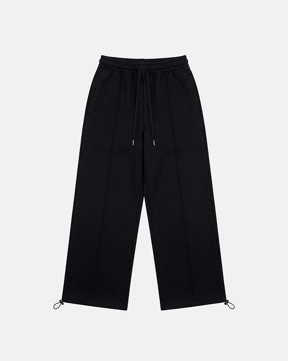 DISTRESS SWEATPANTS BLACK