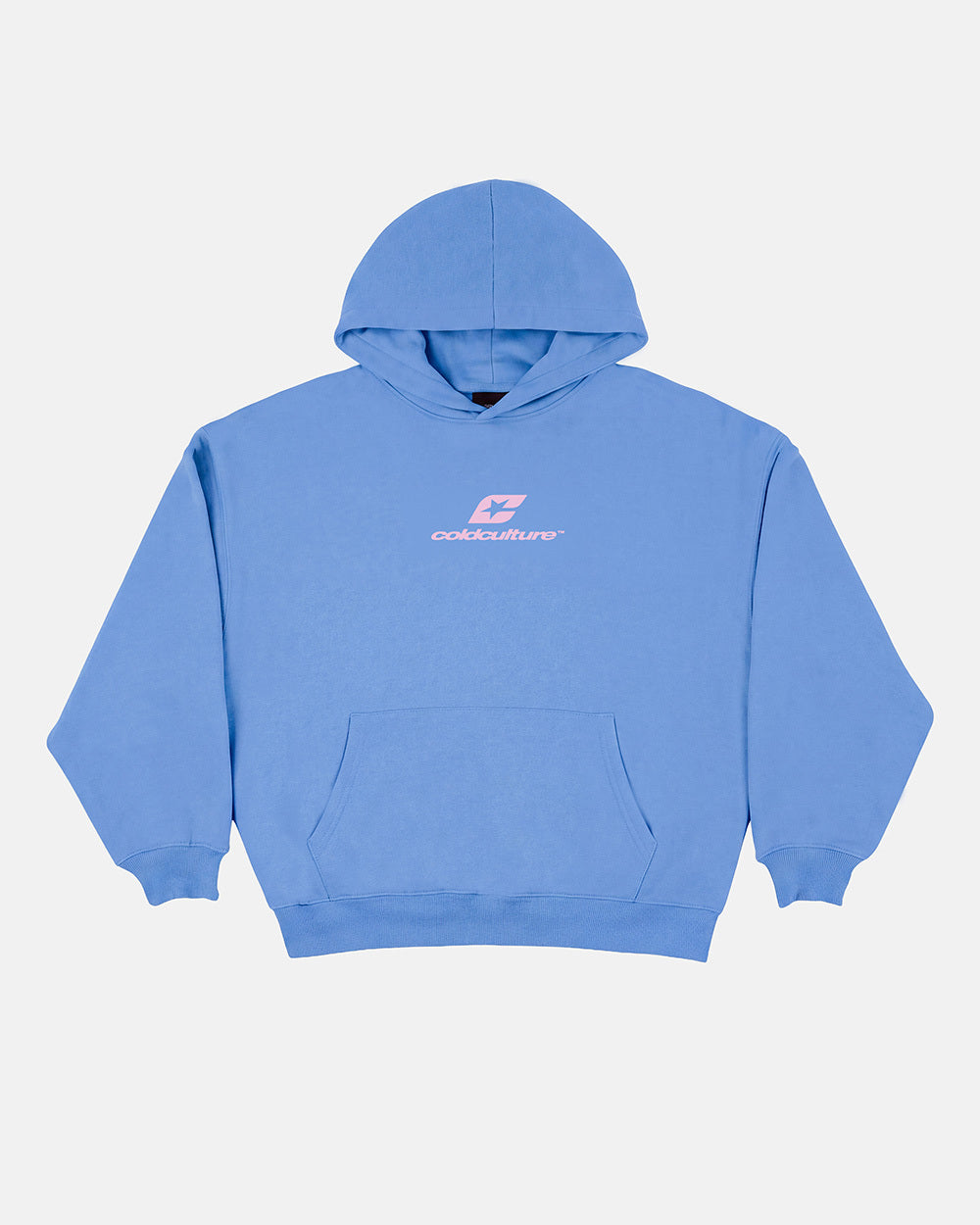 CURVED HOODIE NEW BLUE