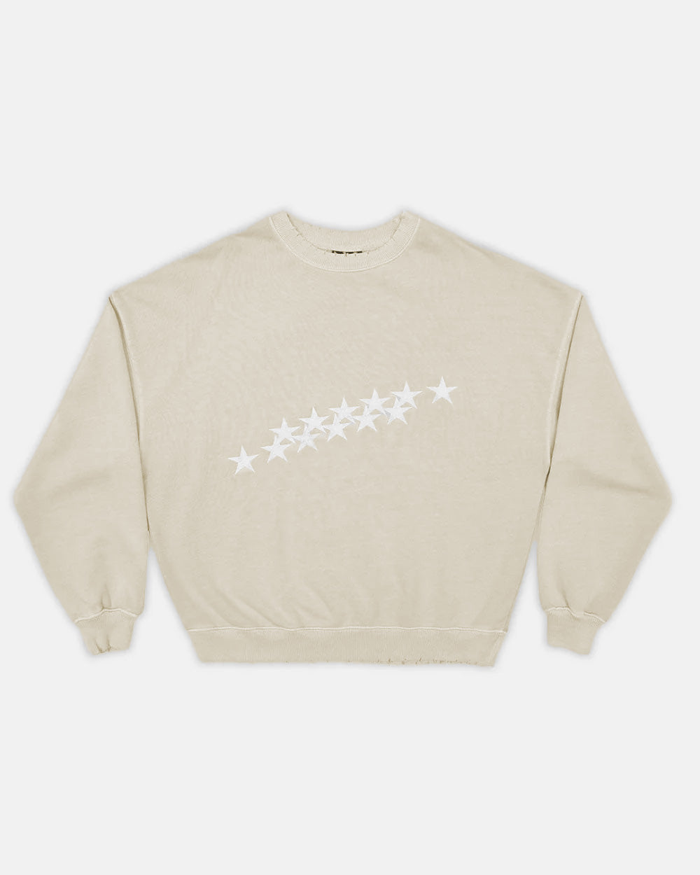 STARS CREWNECK PALE GREY