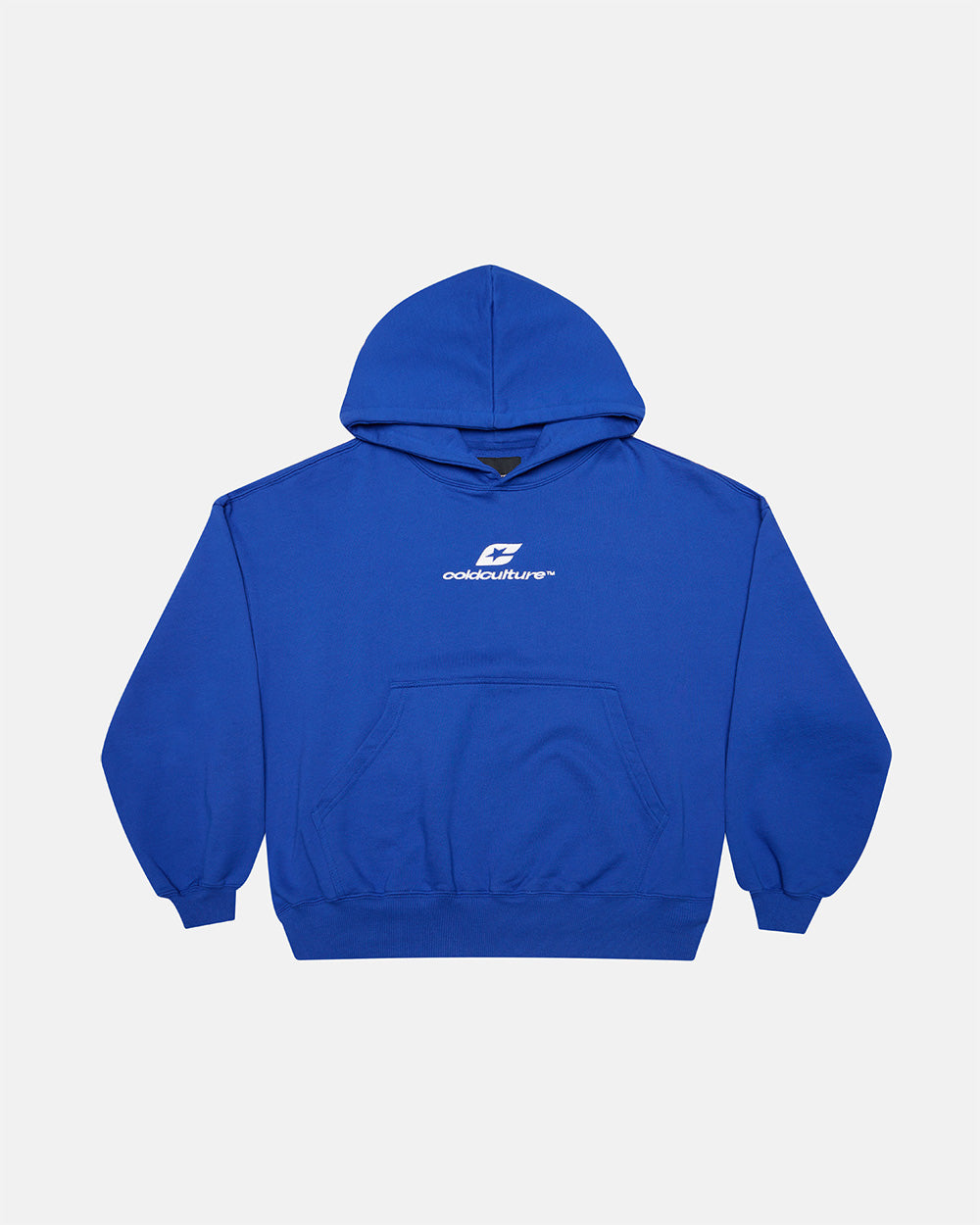 CURVED HOODIE BLUE