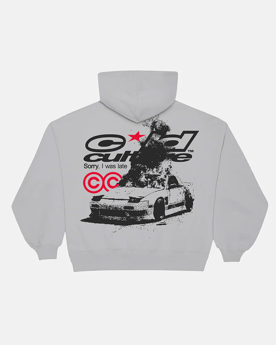 Urban Backwoods 'Sorry I'm Late' Hoodie - Unisex Comfort Fit Hooded Sweatshirt