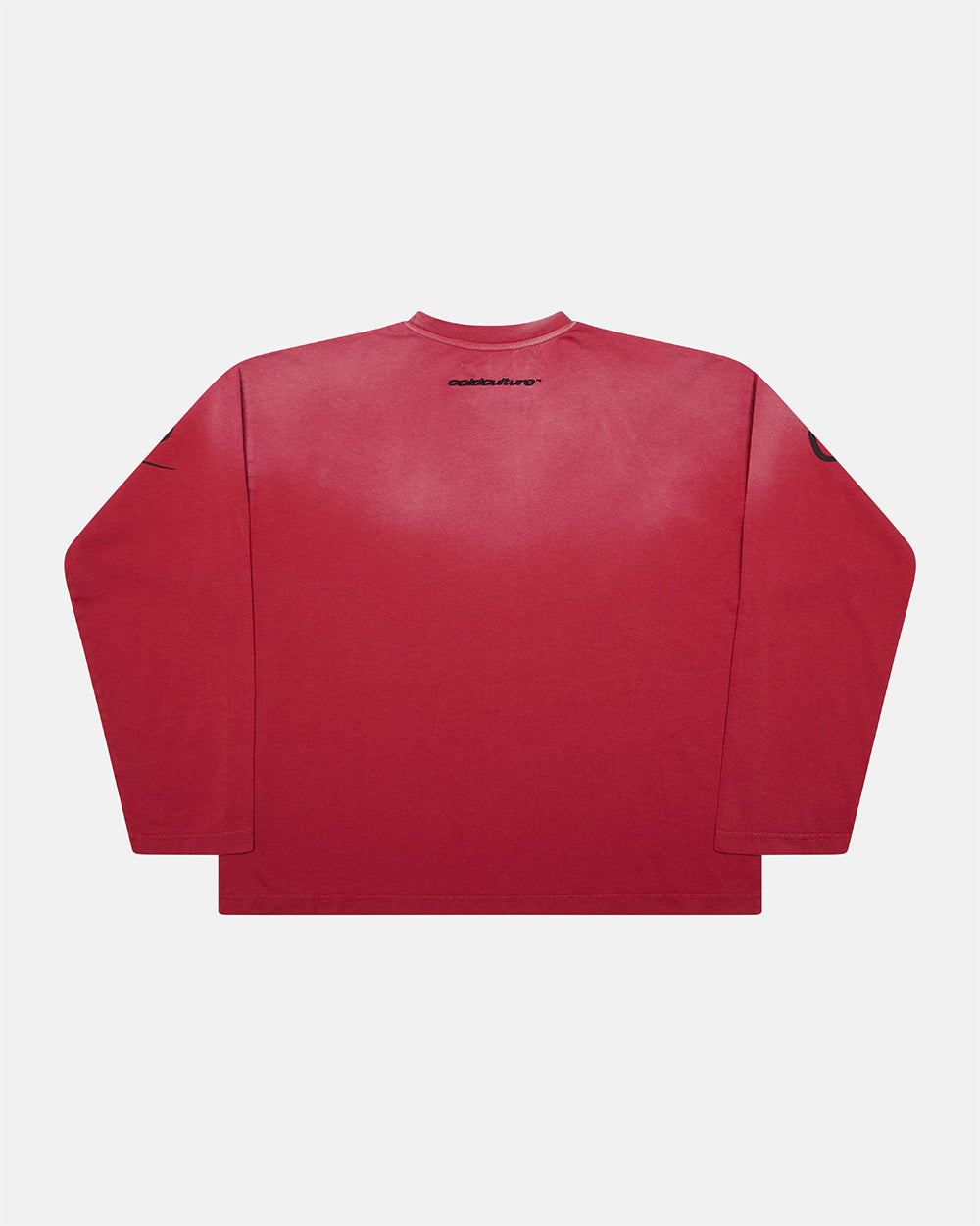 CROSSED SCRIPT LONGSLEEVE RED