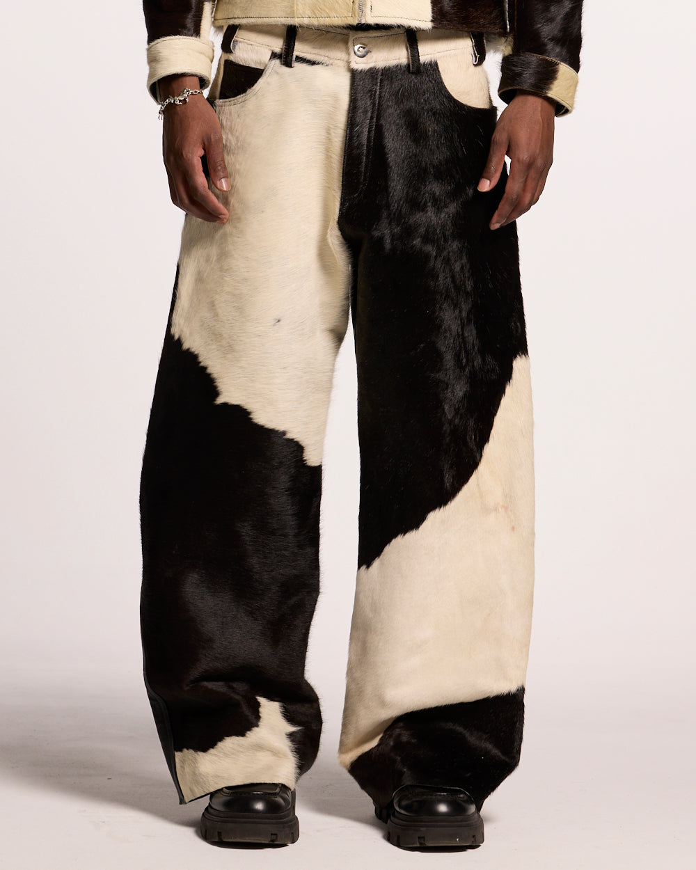 COW LEATHER V1 PANTS