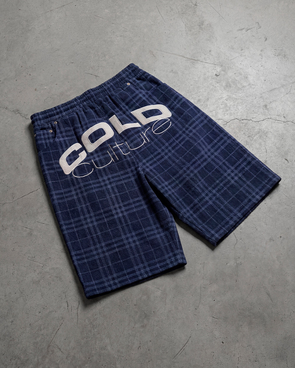 TARTAN CLUB SHORTS NAVY