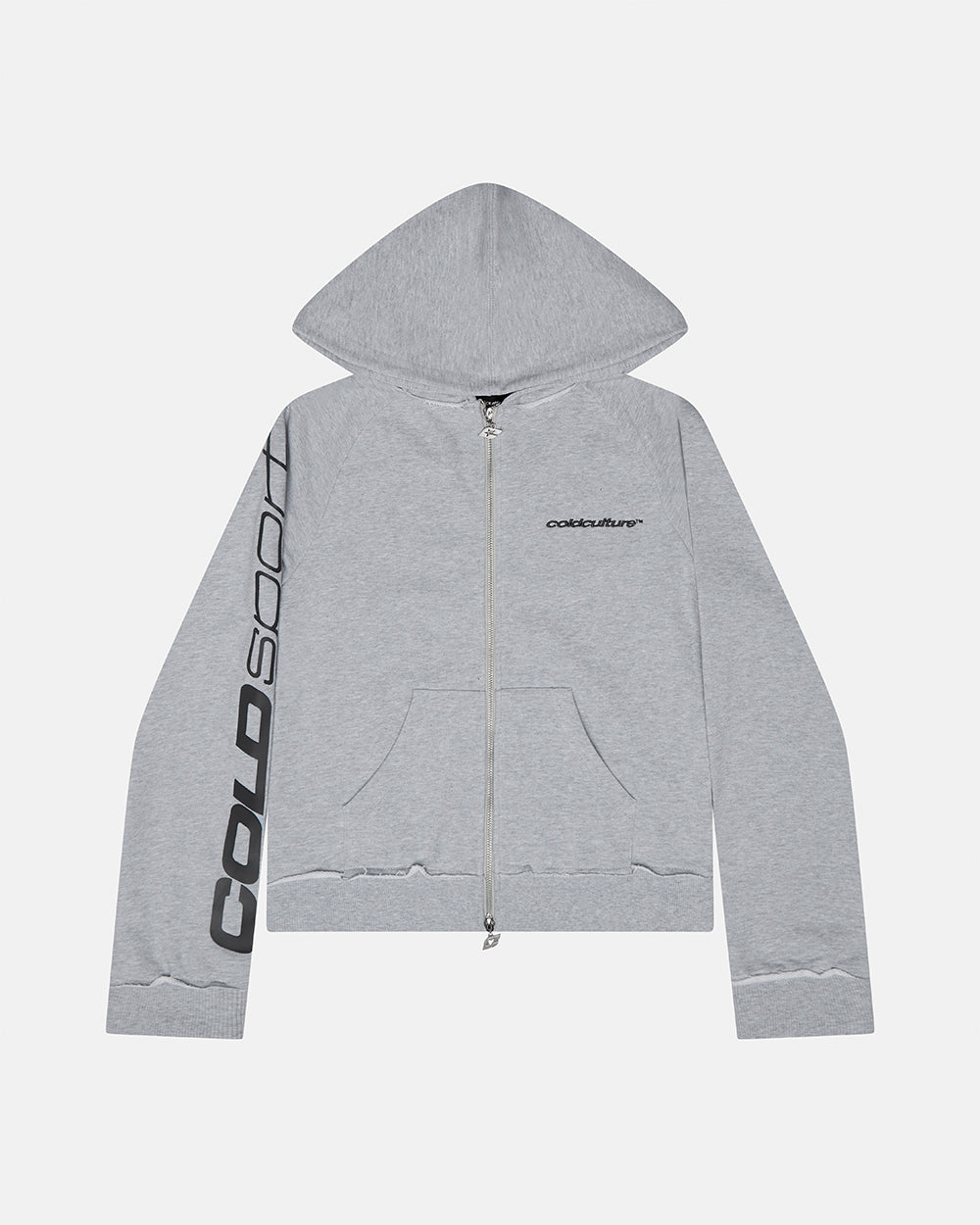 COLD SPORT ZIP HOODIE GREY
