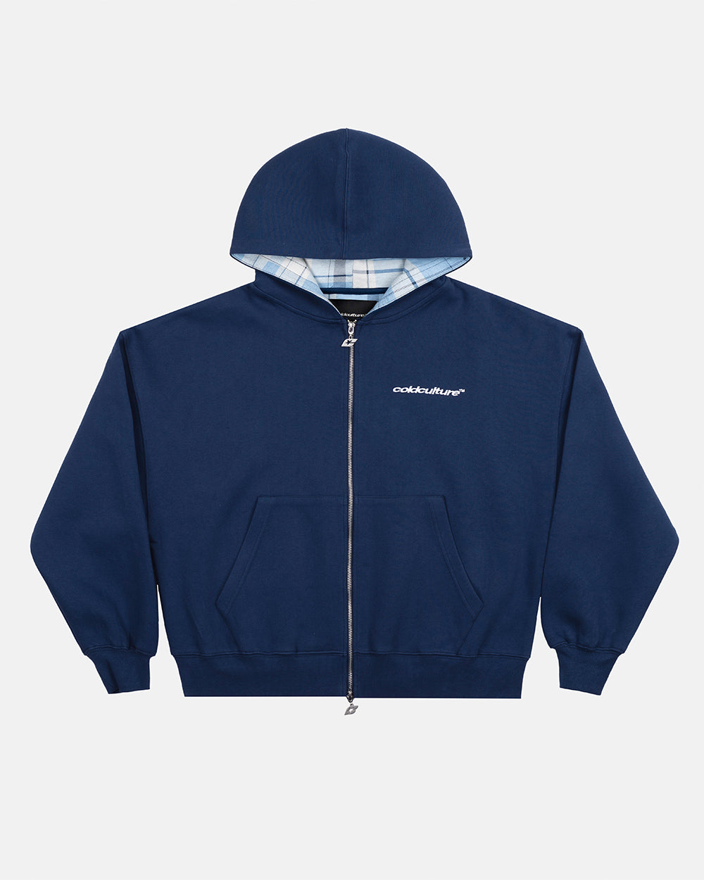 HIDE AND SEEK ZIP HOODIE NAVY