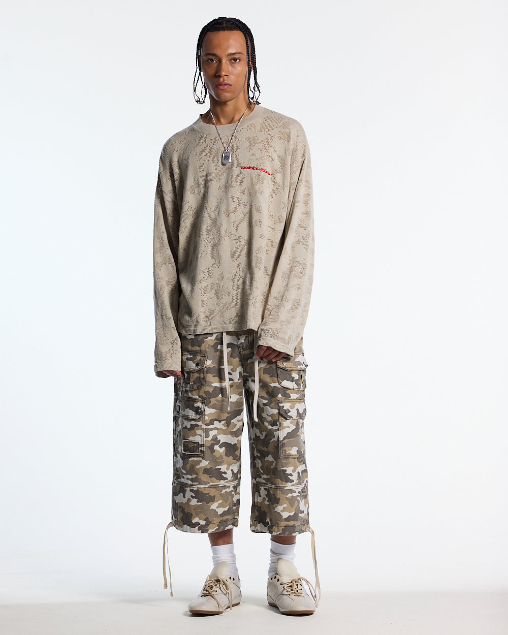 HURRACAINE LONGSLEEVE KNIT BEIGE