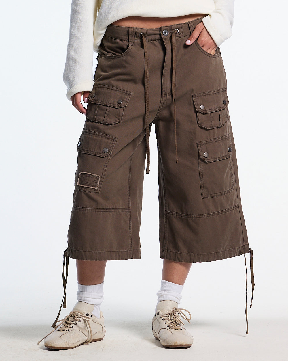 DUNE CAPRI PANTS BROWN