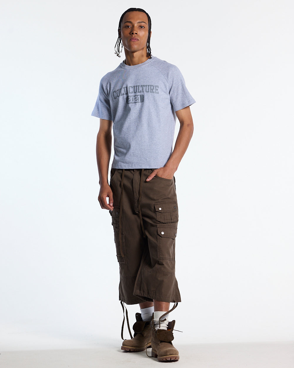 TROPHY TEE HEATHER GREY