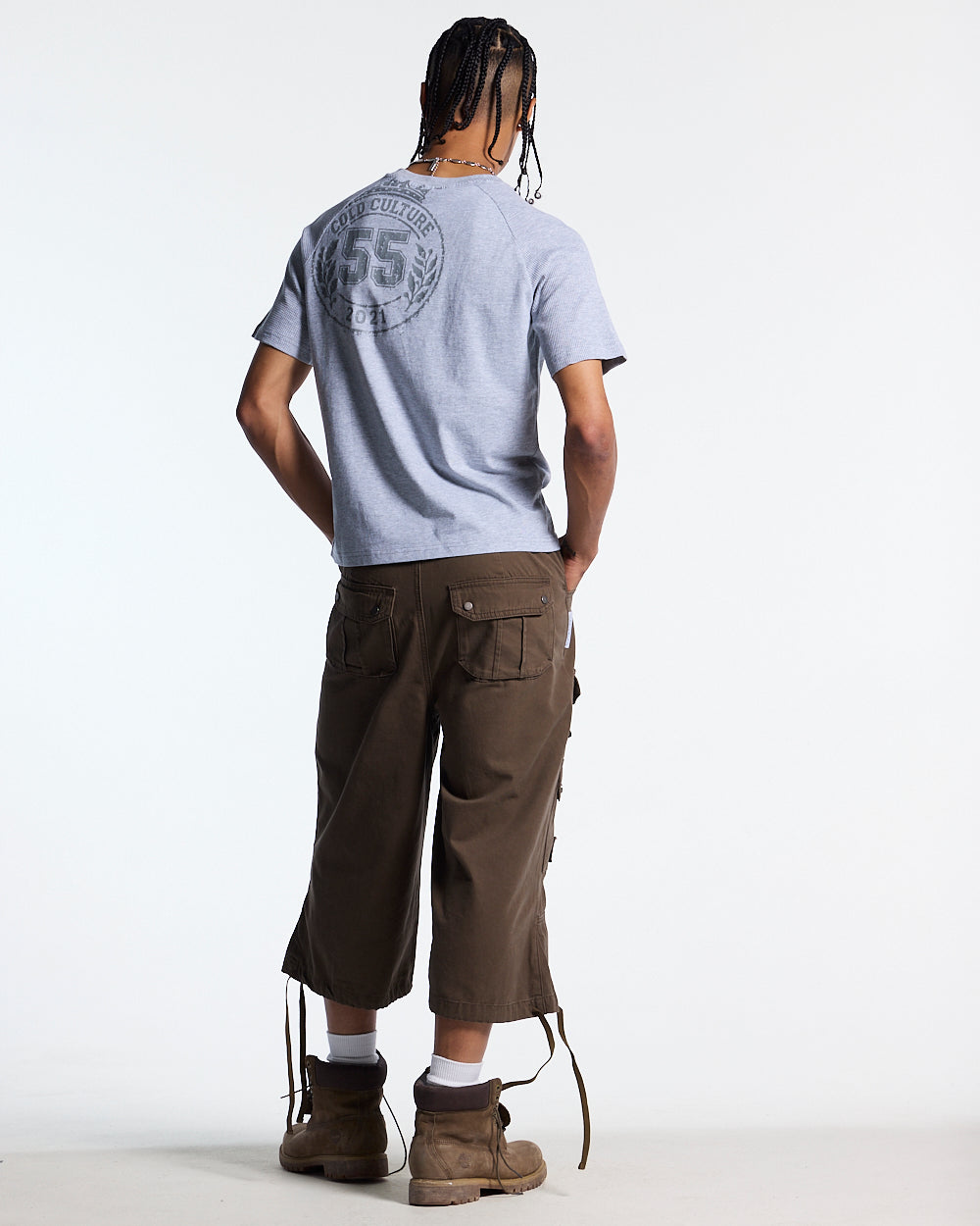 TROPHY TEE HEATHER GREY