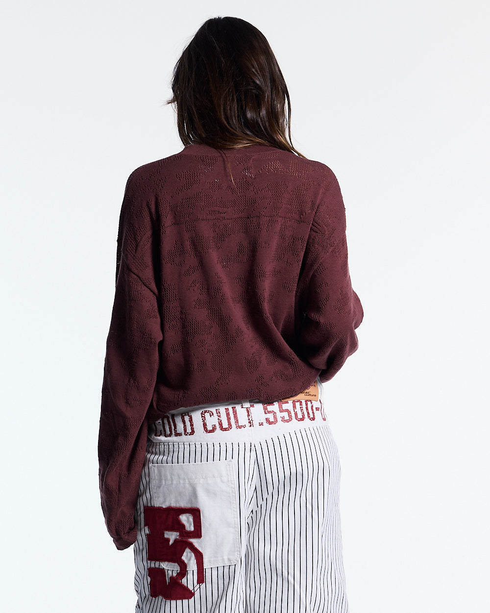 HURRACAINE LONGSLEEVE KNIT BROWN