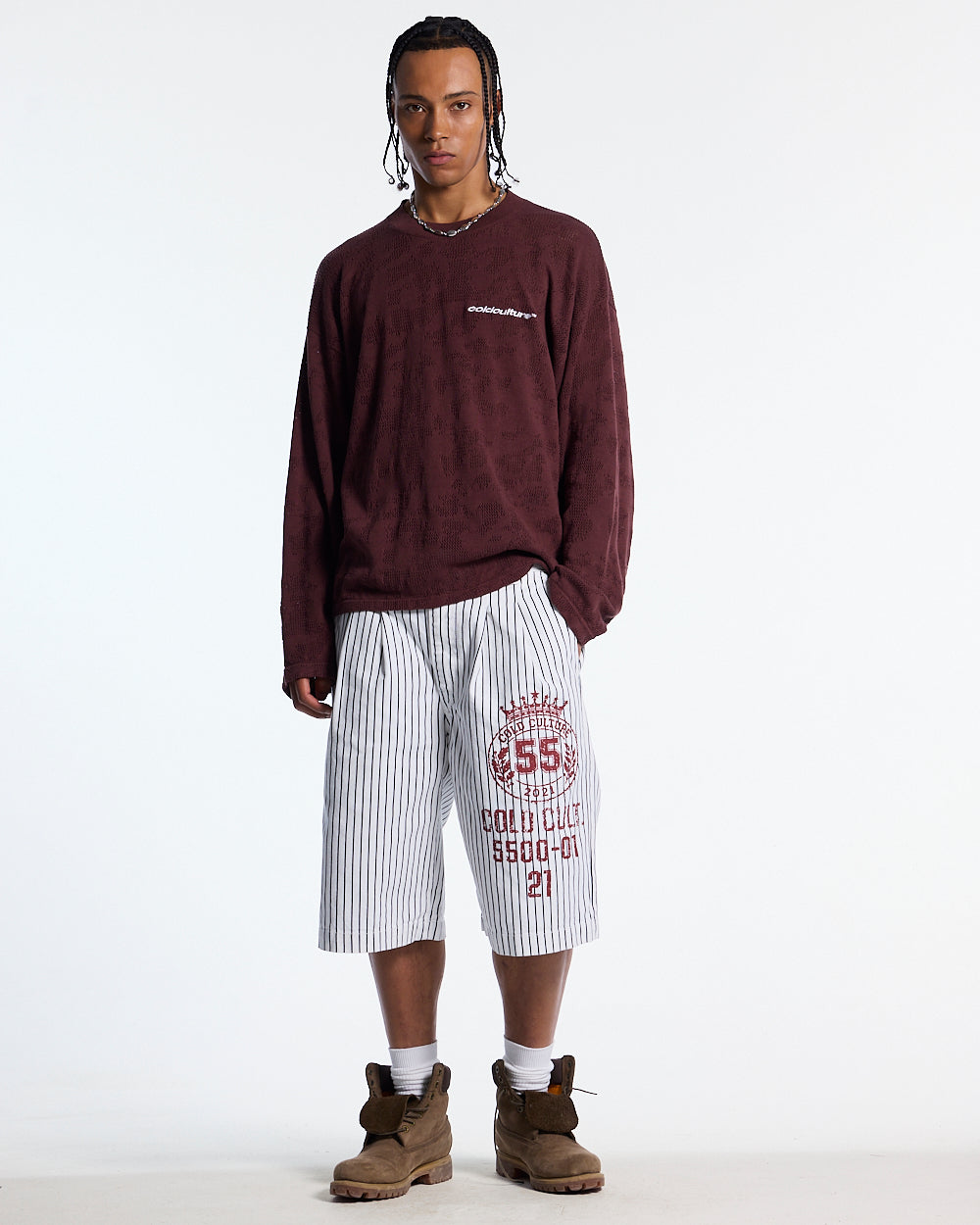HURRACAINE LONGSLEEVE KNIT BROWN