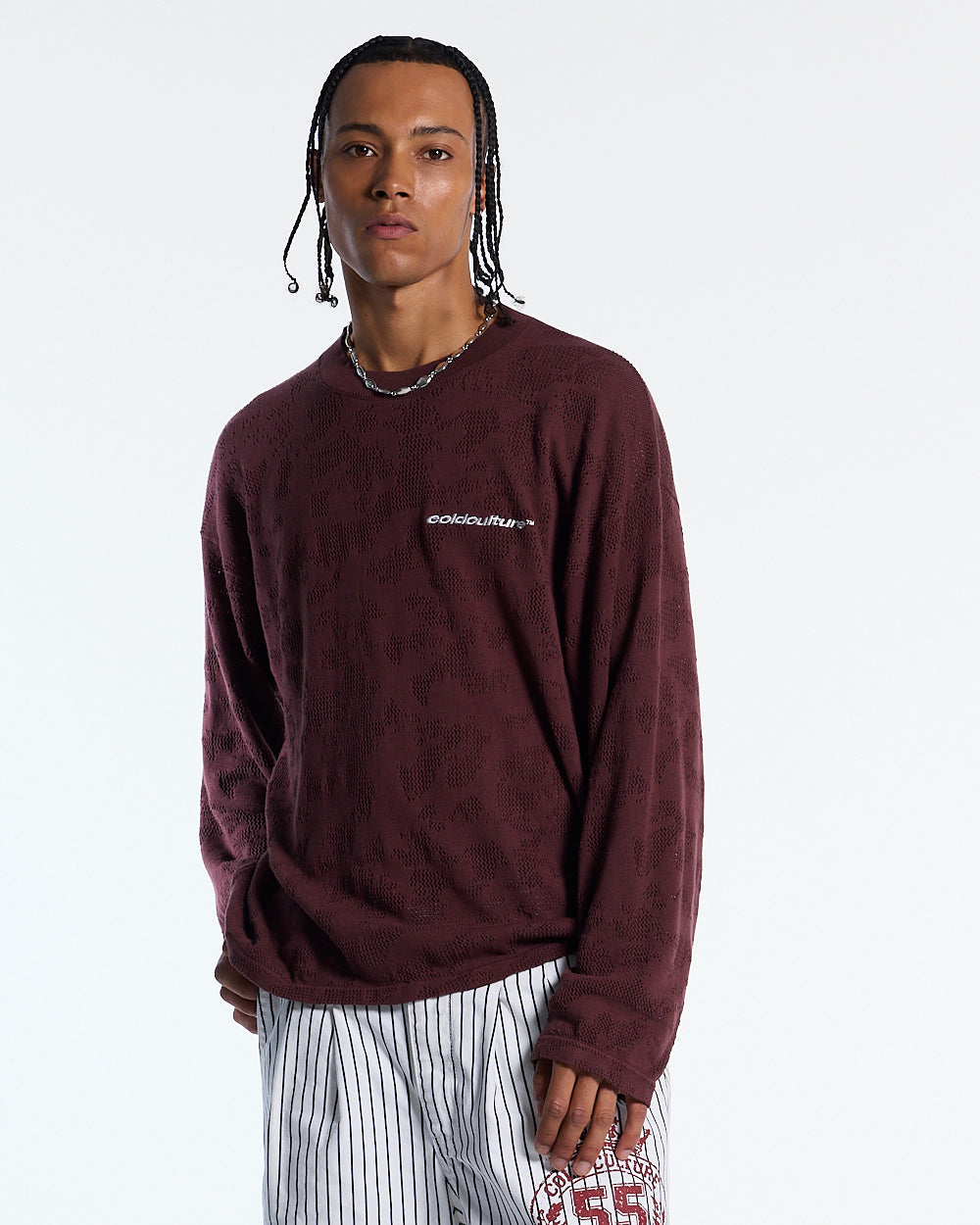 HURRACAINE LONGSLEEVE KNIT BROWN