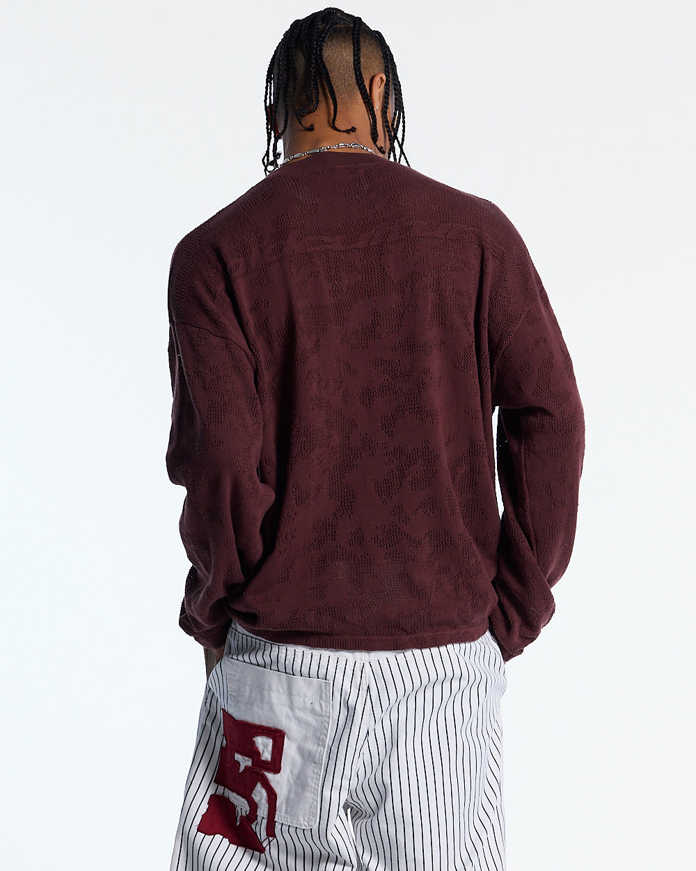 HURRACAINE LONGSLEEVE KNIT BROWN