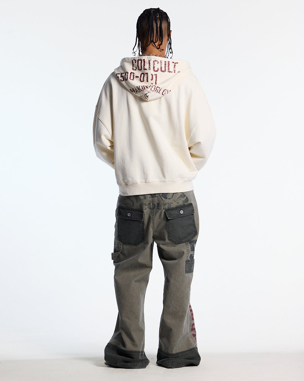 AVIATOR ZIP HOODIE WHITE