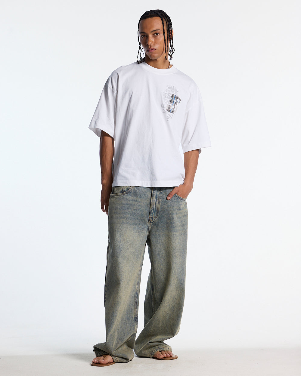 BOARDING TEE WHITE