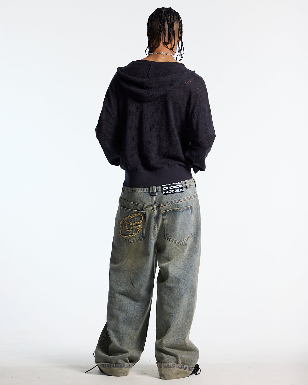 HURRACAINE ZIP KNIT BLACK