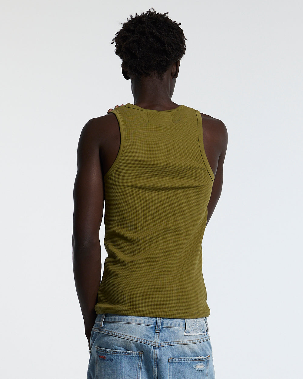 SPEED WAFFLE TANK TOP GREEN
