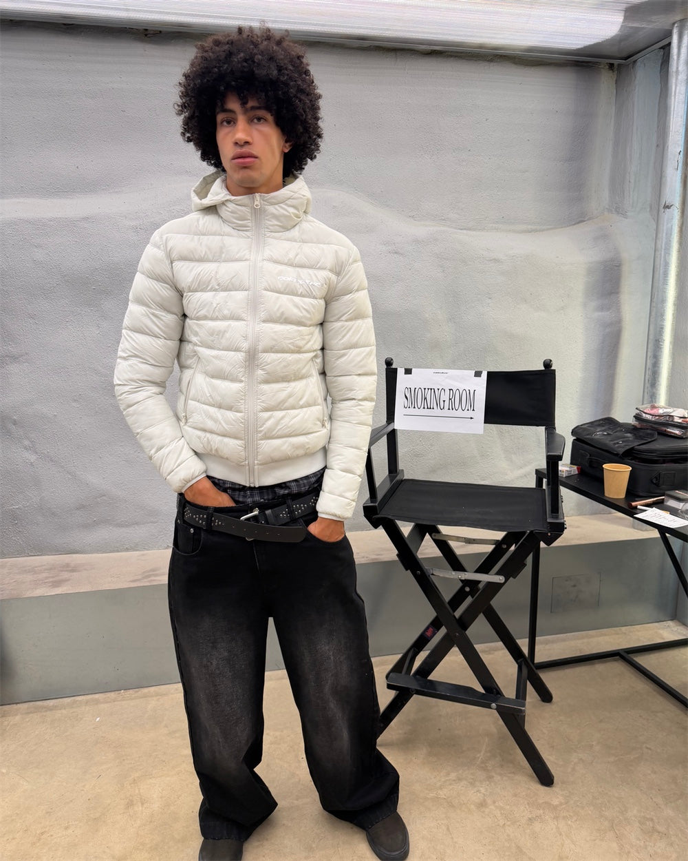 WHEEL PUFFER WHITE