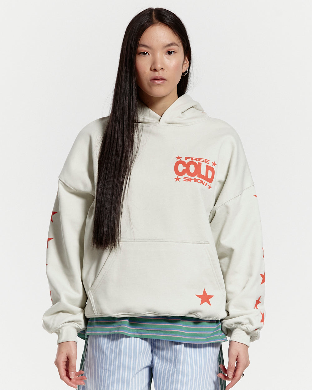 COLD SHOW REVERSIBLE HOODIE ULTRA LIGHT GREY