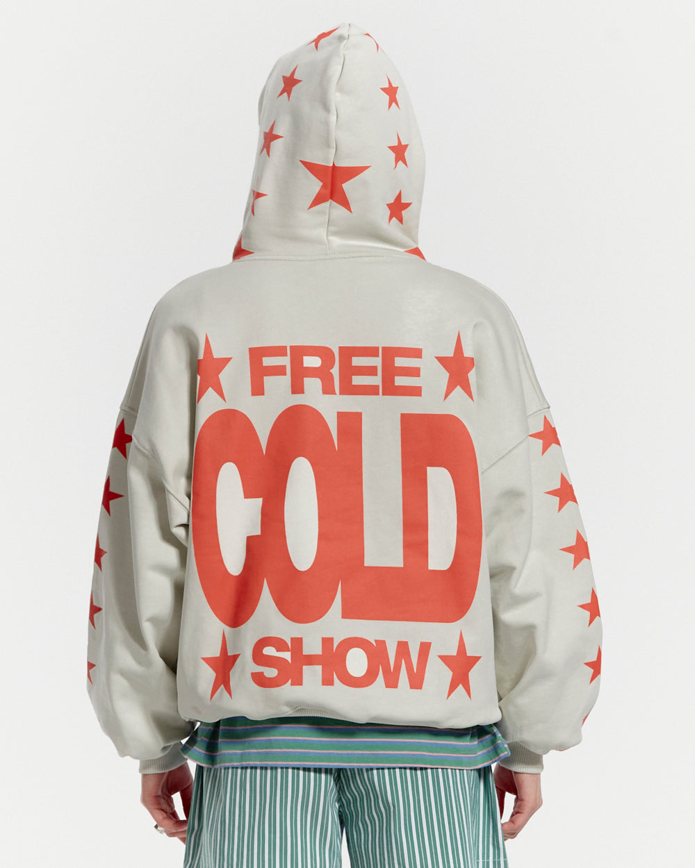 COLD SHOW REVERSIBLE HOODIE ULTRA LIGHT GREY