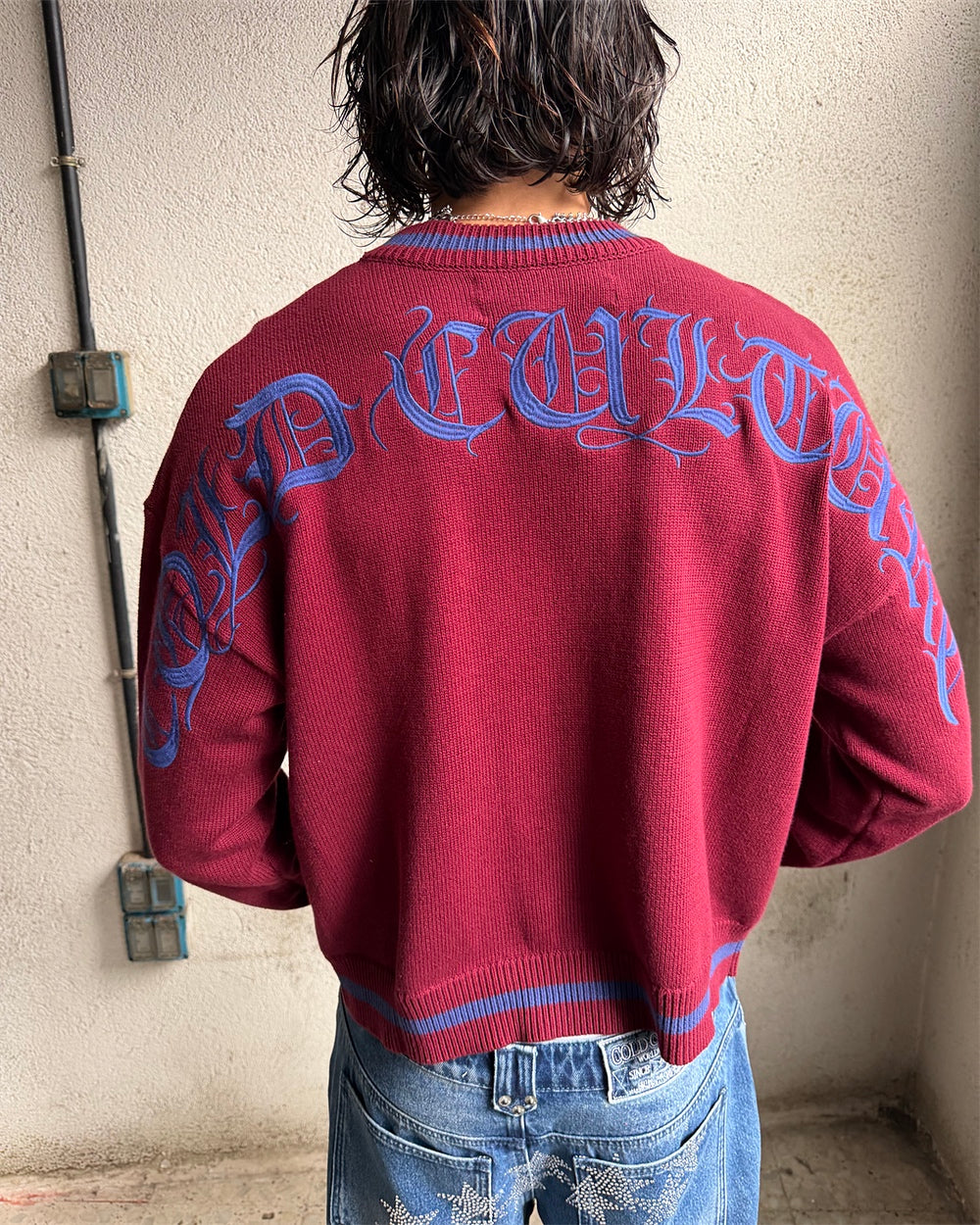 ARCHIVE GOTHIC KNIT RED