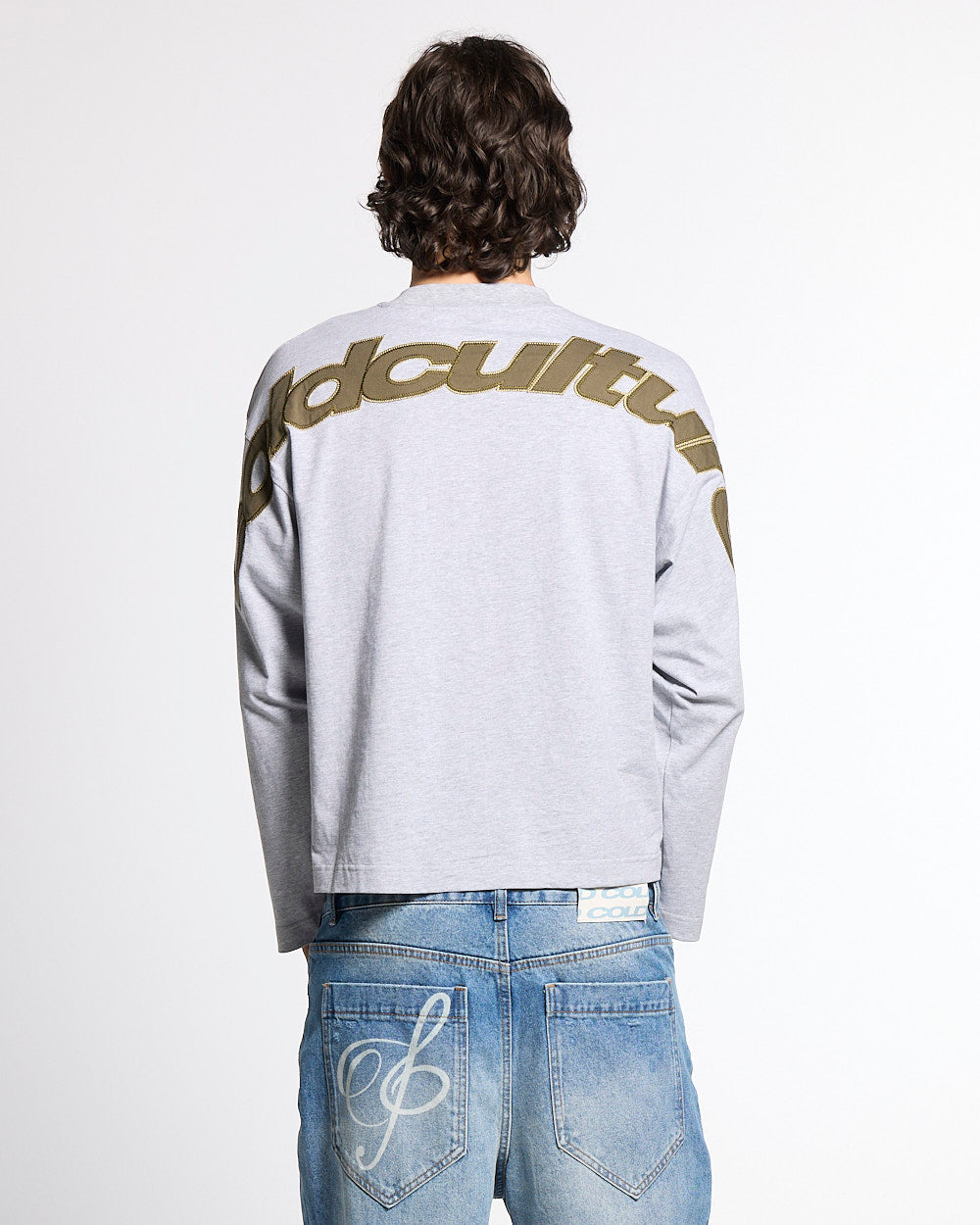 CURVED KNOTS LONGSLEEVE HEATHER GREY