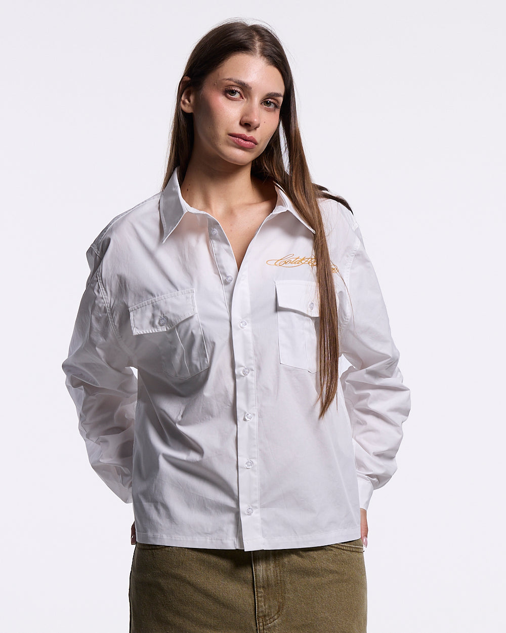GLYPH LONGSLEEVE SHIRT WHITE